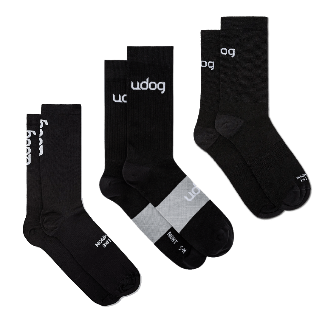 BLACK SOCKS BUNDLE - UDOG