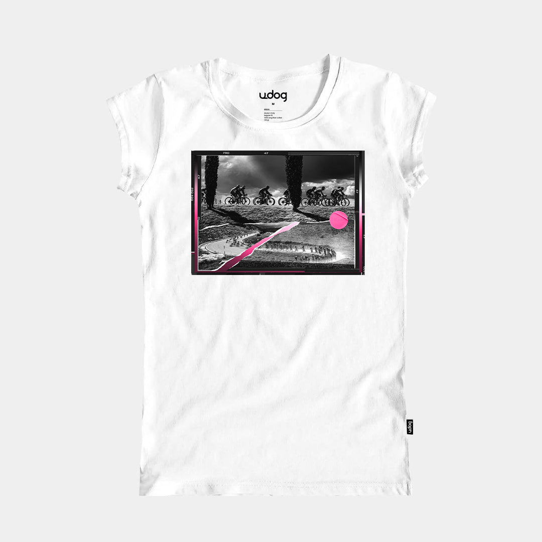 GIRO T-SHIRT WOMAN WHITE - UDOG