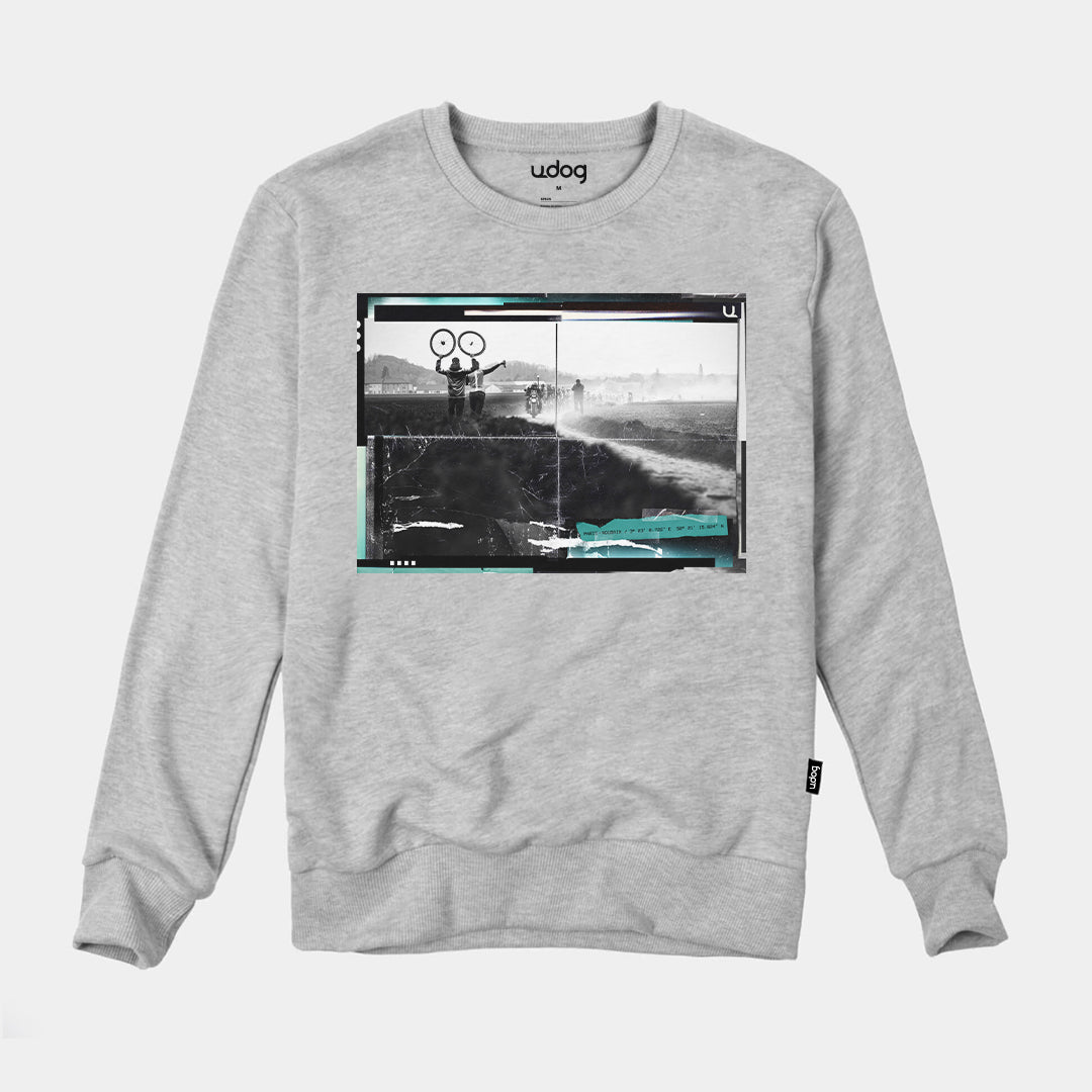 ROUBAIX SWEATSHIRT MAN GREY - UDOG