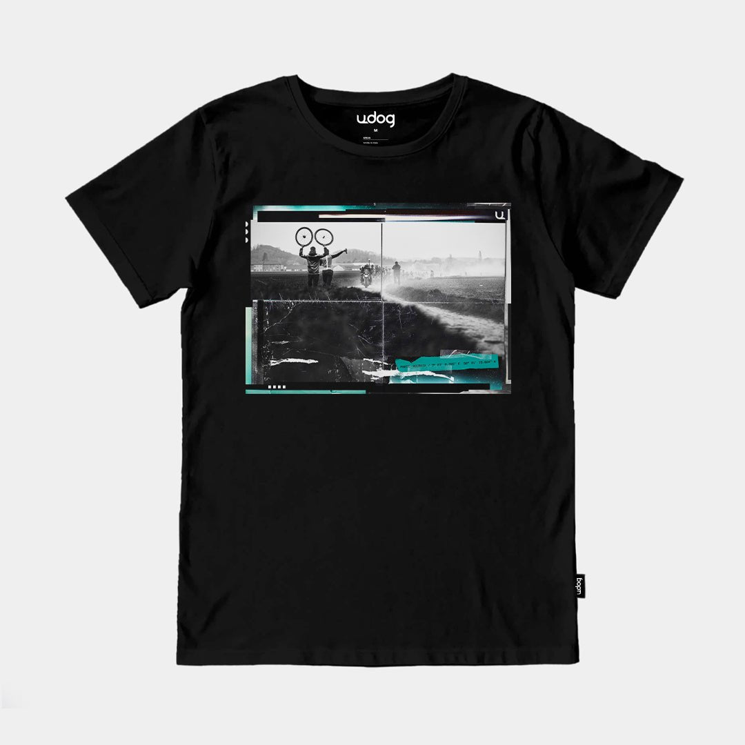 ROUBAIX T-SHIRT MAN BLACK - UDOG